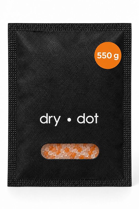 Dry dot regeneruojamas drėgmės surinkimo maišelis